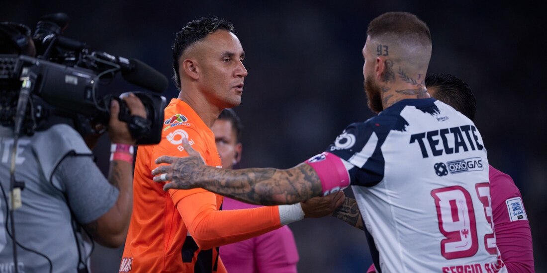 Keylor Navas y Sergio Ramos tuvieron un emotivo reencuentro antes del Monterrey vs Pumas.