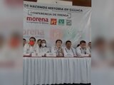Abuchean a Mario Delgado en Oaxaca por llamar "mercenarios a "algunos" periodistas.