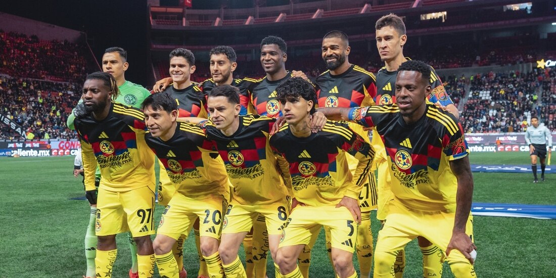El Club América antes de un partido del Clausura 2026 de la Liga MX