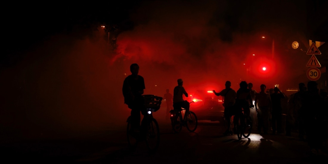 Van más de 300 detenidos por disturbios en Francia tras victoria del PSG en Champions League.