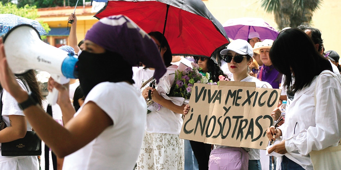 MOVILIZACIÓN de ayer en Cuautla por el feminicidio de la alumna de Granada