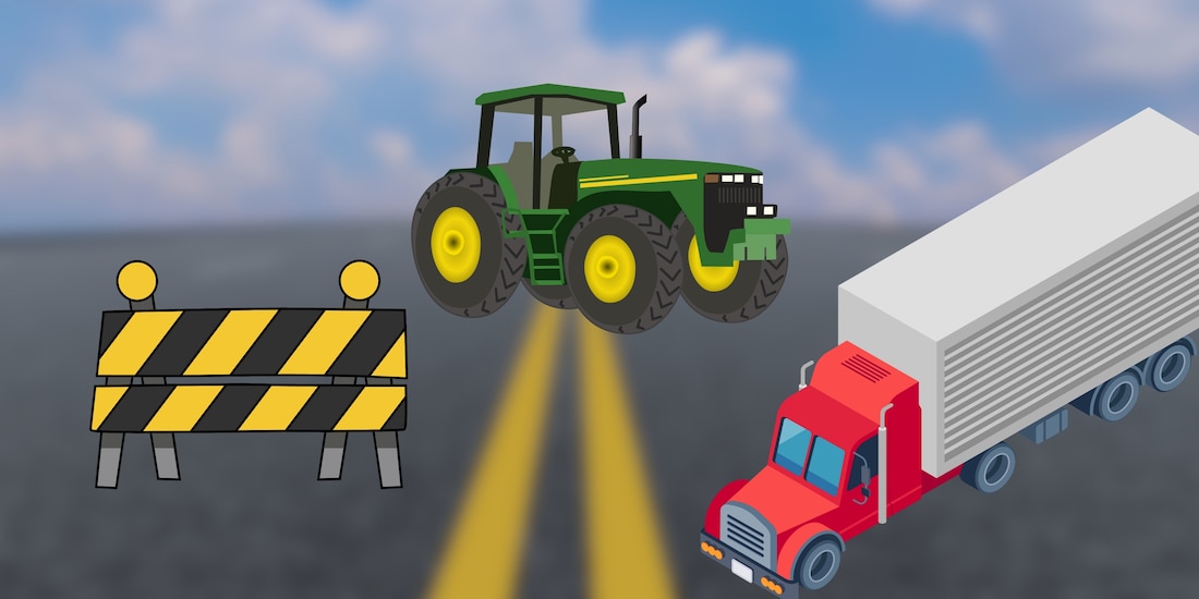 Bloqueo de transportistas y agricultores