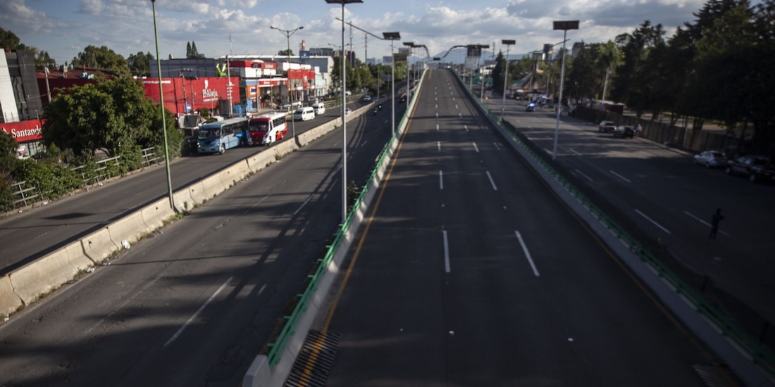 Una fotografía ilustrativa de un tramo del Periférico Norte, en el Estado de México.