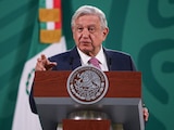 El presidente de México, Andrés Manuel López Obrador (AMLO), el 16 de marzo de 2021.
