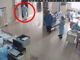 Oficial de policía peruano se infiltra en un hospital vestido de personal médico para ver a su papá, quien se encontraba internado por COVID-19 en el lugar