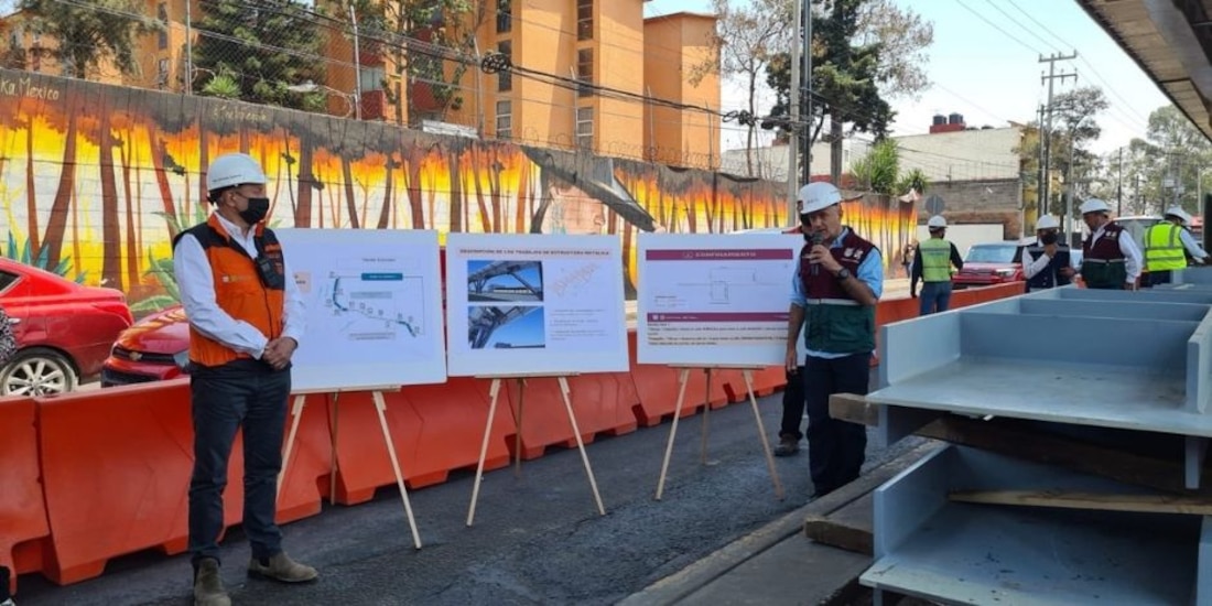 El Metro CDMX y la Sobse expusieron los avances en los trabajos de reforzamiento del a Línea 12.