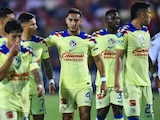 Futbolistas del América después de su derrota en Concachampions contra el Real Estelí.
