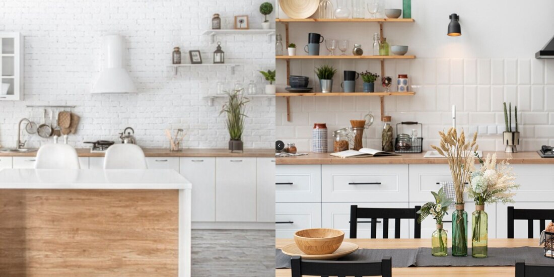 El estilo escandinavo es ideal para cocinas pequeñas.