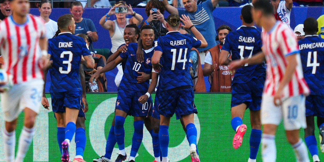 Francia batalló de más para vencer a Paraguay en los octavos de final del Mundial 2026.