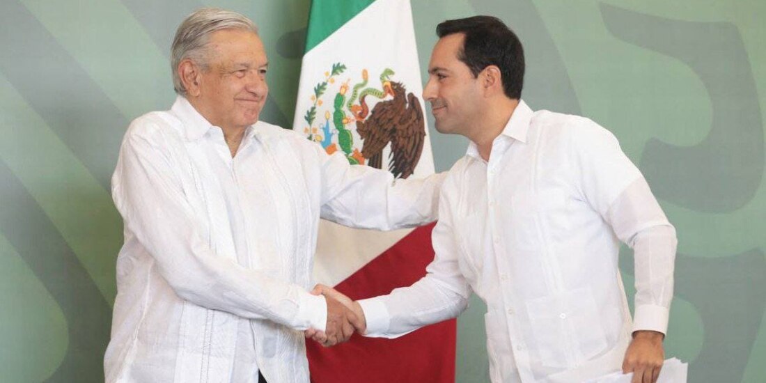 AMLO y Mauricio Vila.