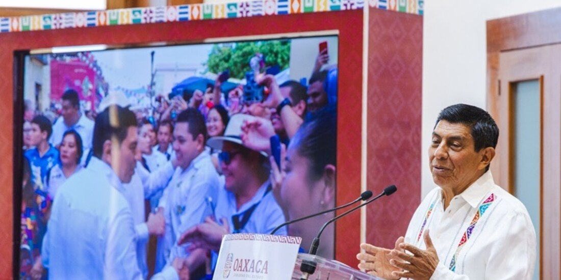 Salomón Jara, gobernador de Oaxaca.