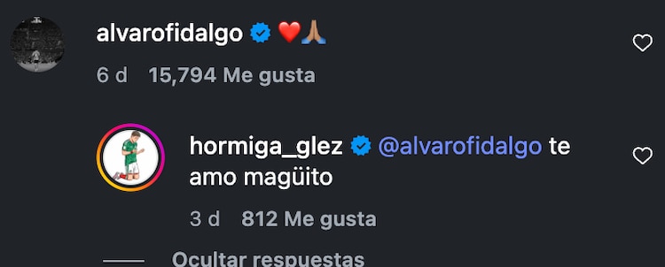 El intercambio entre la Hormiga Rodríguez y Álvaro Fidalgo