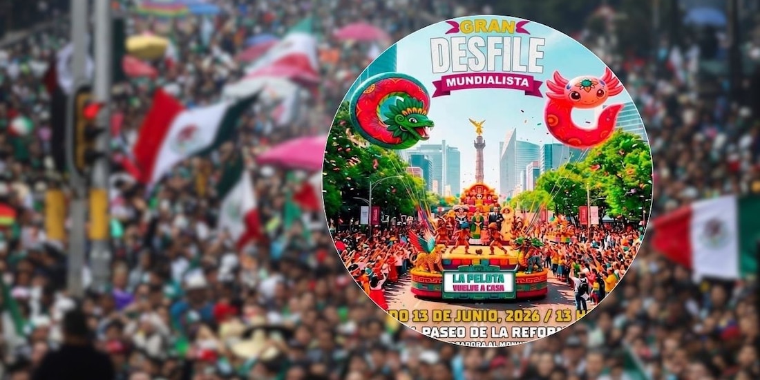 Sigue EN VIVO el Gran Desfile Mundialista de la CDMX HOY 13 de junio.