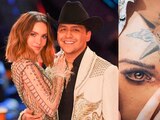 ¿Cuántos tatuajes se hizo Christian Nodal en honor a Belinda?