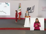 Marcela Figueroa, titular del SESNP, presentó cifras en la Conferencia del Pueblo.