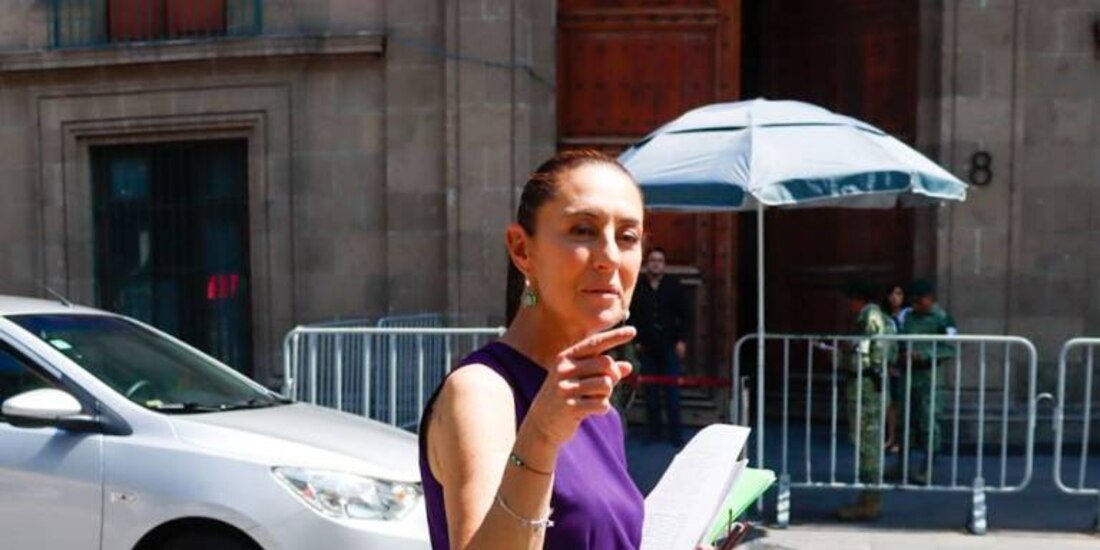 La jefa de Gobierno de la CDMX, Claudia Sheinbaum Pardo, visito al presidente And´res Manuel López Obrador.