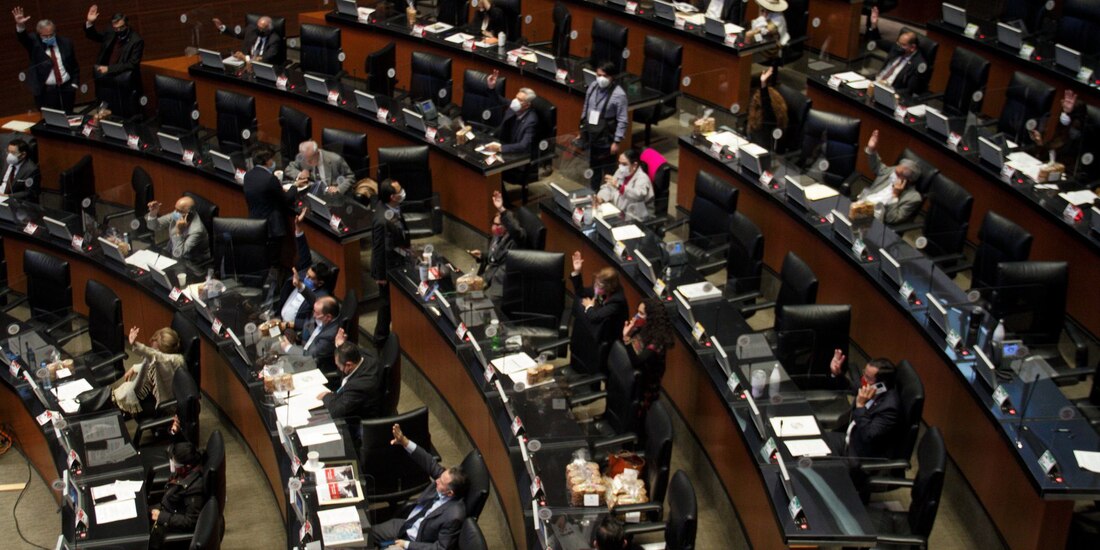 Aspectos de la Sesión Ordinaria en la Cámara de Senadores.