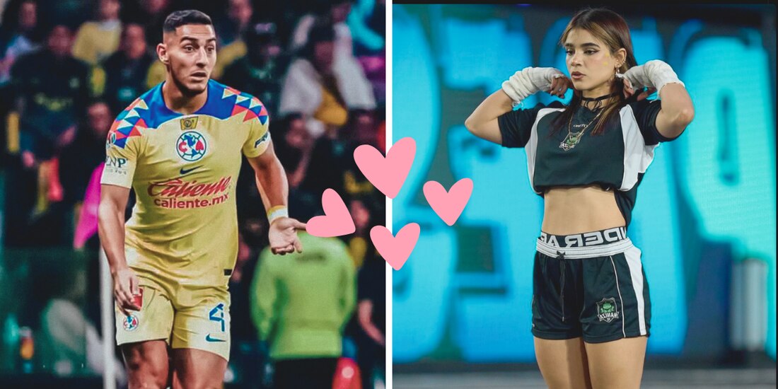 Sebastián Cáceres, jugador del América, es visto con la streamer mexicana Alana Flores