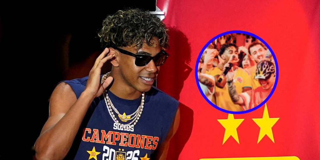 Lamine Yamal sorprendió a todos al cantar en plena calle en sus vacaciones en Colombia.