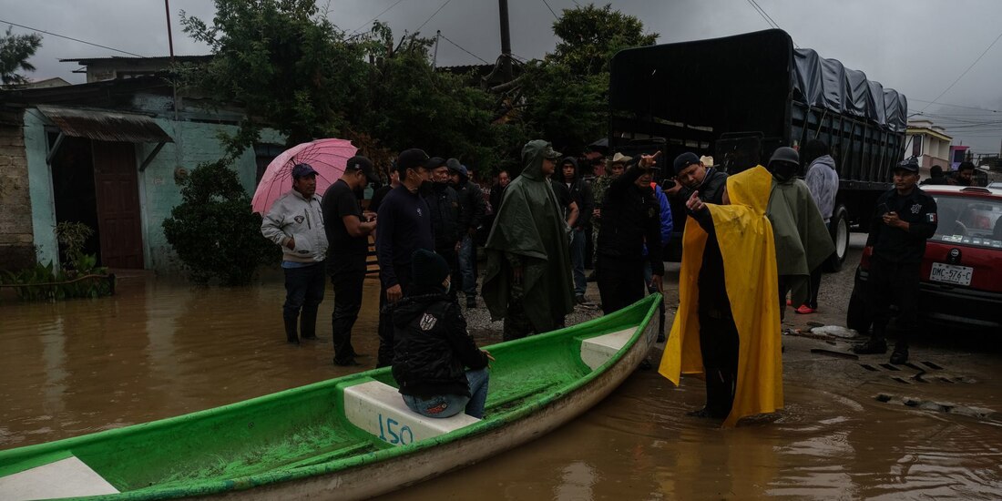 Inundaciones en Chiapas.