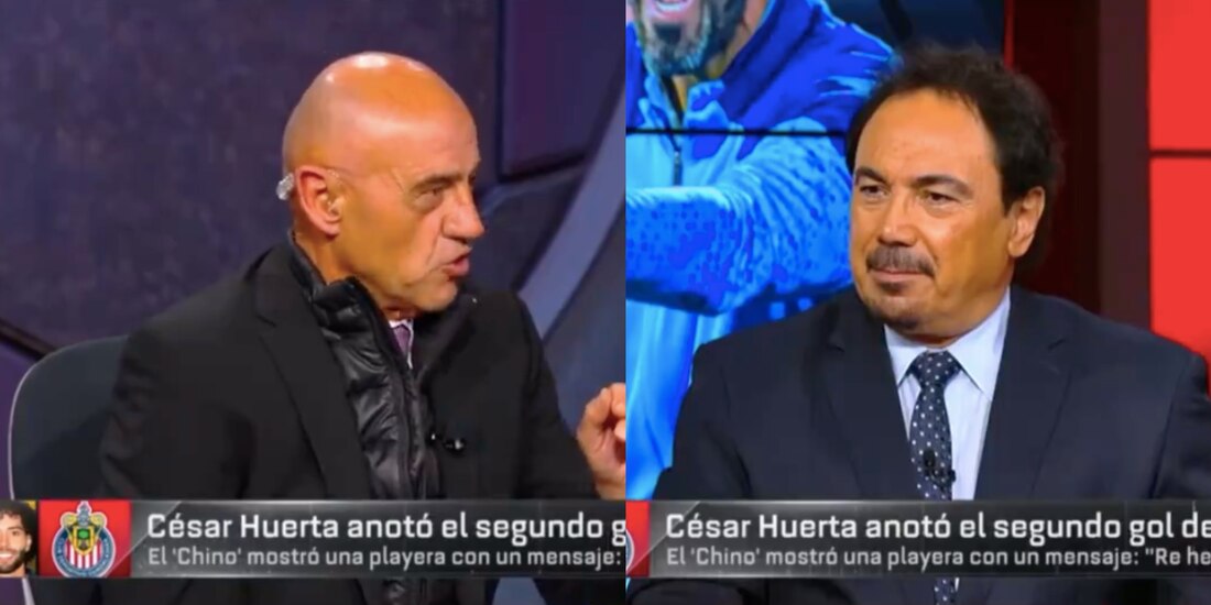Hugo Sánchez y el Chelís se alburean en programa en vivo de ESPN