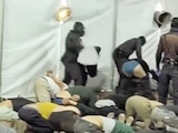 Ben Gvir publica video en el que se burla de activistas detenidos de la flotilla.