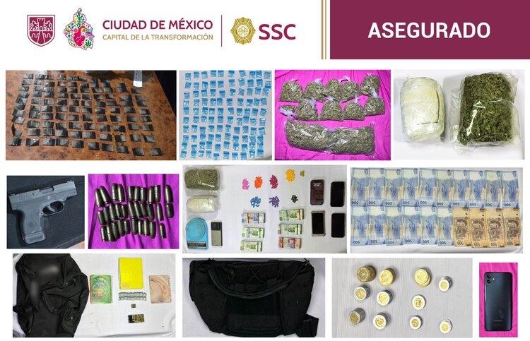 Autoridades informaron que los inmuebles cateados quedaron bajo resguardo policial tras las detenciones.