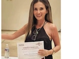 BLANCA DIVA Ponce, al recibir su cargo en Morena el fin de semana pasado.