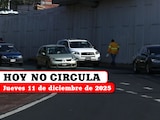 Conoce cómo aplica el Hoy No Circula este jueves 11 de diciembre de 2025 en la Zona Metropolitana del Valle de México.