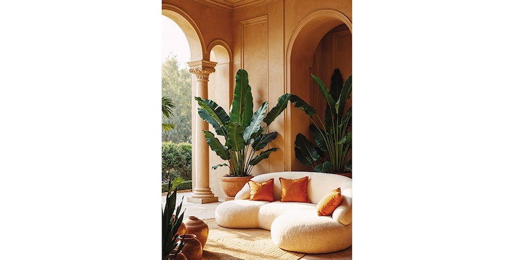 Incluye macetas de barro en tu sala.