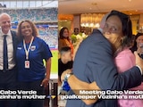 Gianni Infantino con la mamá de Vozinha.