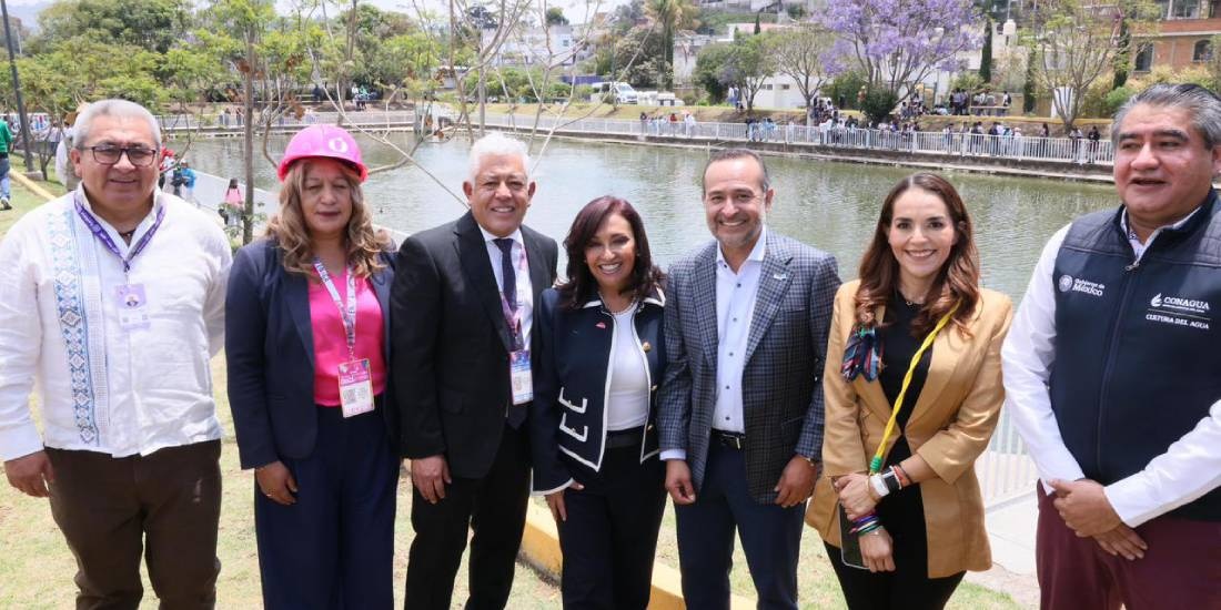 Tlaxcala, modelo nacional en saneamiento y cultura del agua, afirma Lorena Cuéllar.