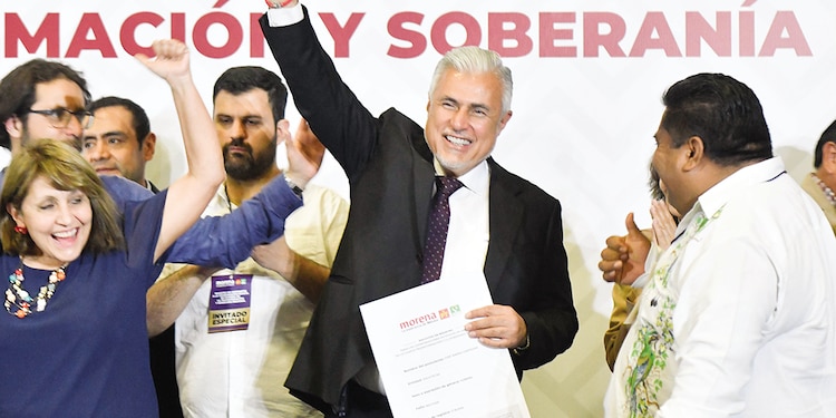 josé narro, al registrarse para el proceso en Zacatecas, el pasado
27 de junio.