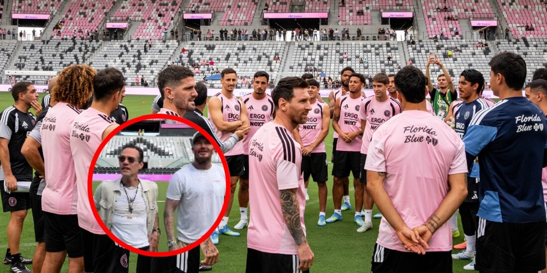 Marc Anthony conoció el nuevo estadio del Inter Miami de la mano de David Beckham.