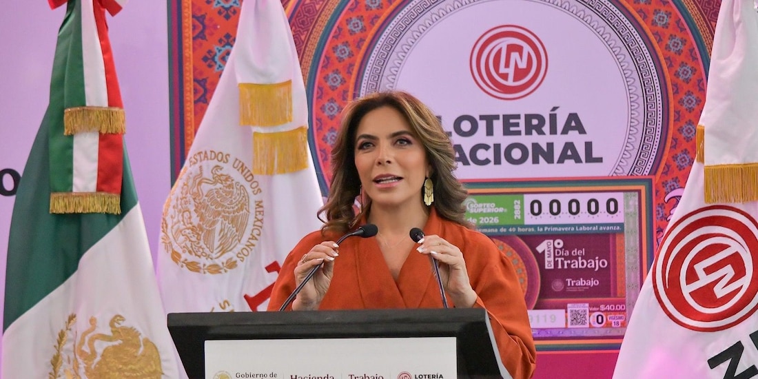 Olivia Salomón, directora general de Lotería Nacional.