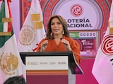 Olivia Salomón, directora general de Lotería Nacional.