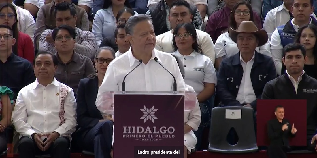 Julio Menchaca en el mensaje de este viernes.