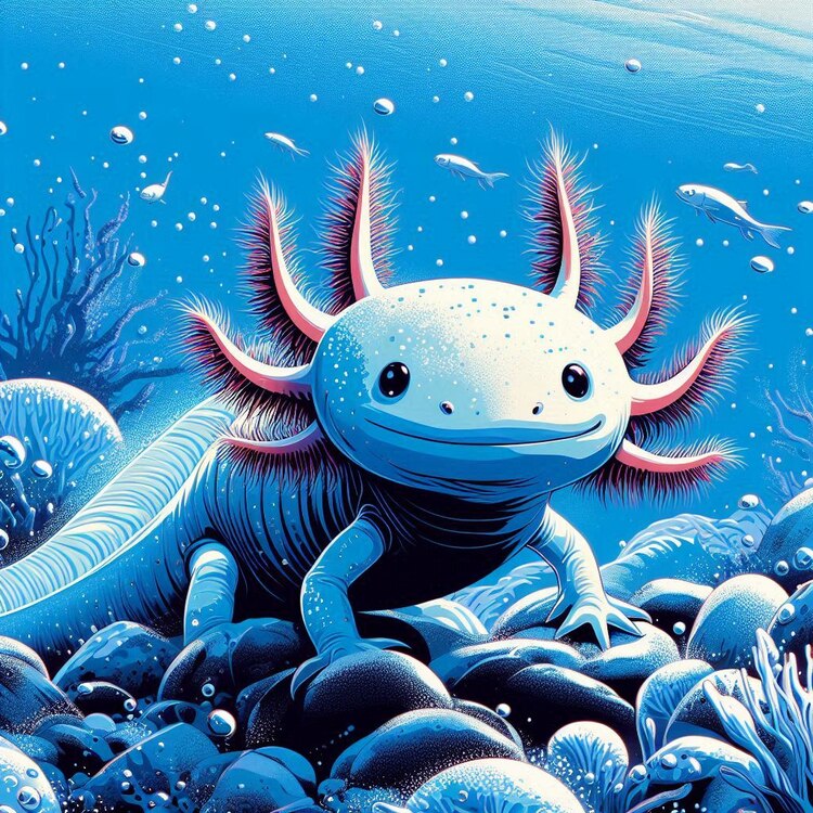 Llaman a trabajar en favor de la preservación del ajolote.