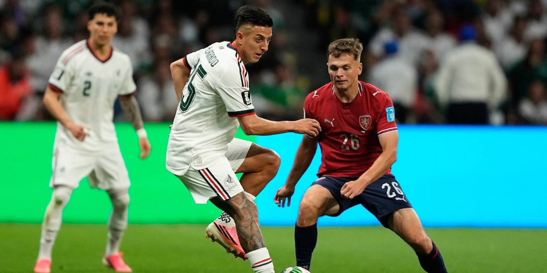Una acción del México vs Chequia, de la Copa del Mundo 2026 en el Estadio Azteca