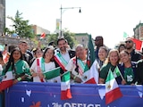 El alcalde de Nueva York, Zohran Mamdani, participó en el desfile por el Día de la Independencia de México en Sunset Park, Brooklyn, el 13 de septiembre de 2026.