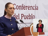 Claudia Sheinbaum, Presidenta de México, este jueves en Palacio Nacional.