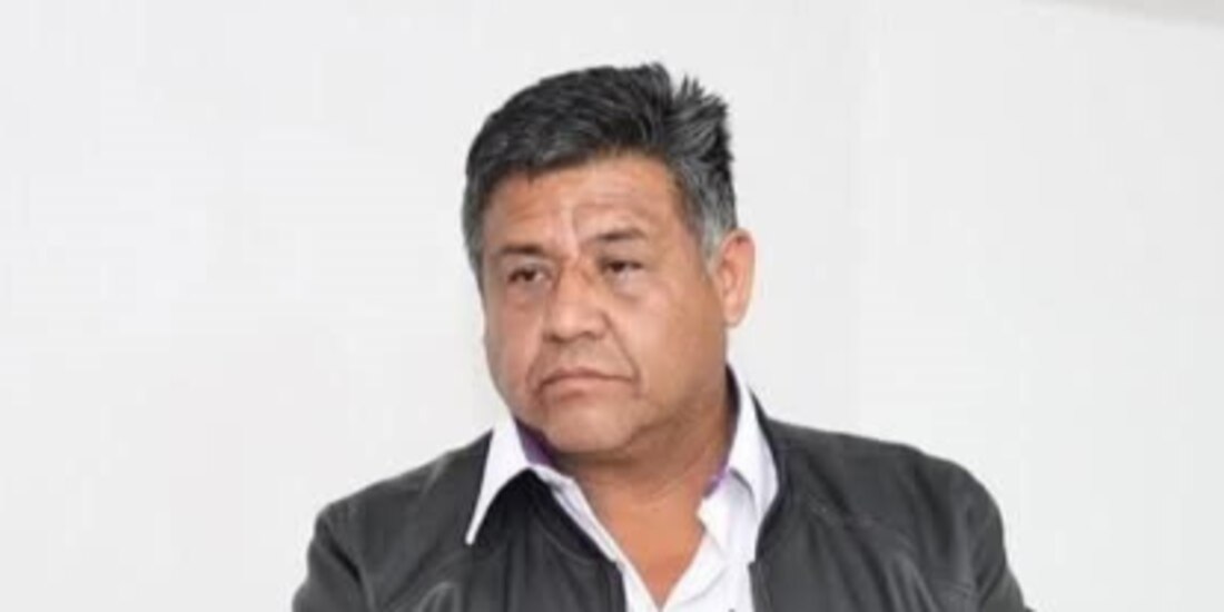 El exalcalde de San Andrés Calpan, Vicente Sánchez, en imagen de archivo.