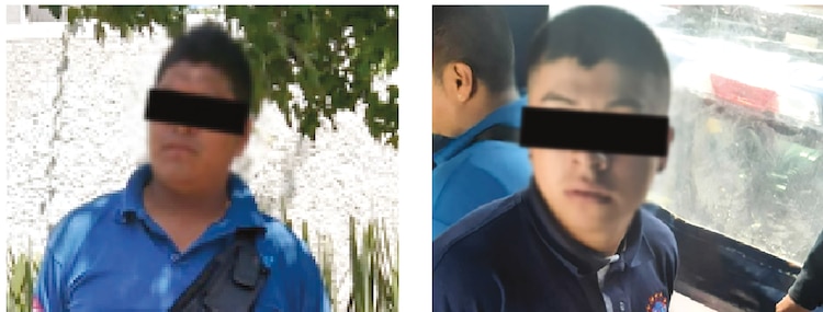 Erick “N” y Mauricio “N”, presuntos empleados de Guval Gas, fueron detenidos el pasado jueves por agredir e intimidar a conductores de otras pipas, en la alcaldía Cuajimalpa.