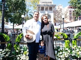 Grecia Quiroz y Carlos Manzo, en una foto de octubre de 2025.