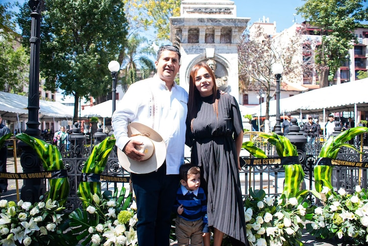 Grecia Quiroz y Carlos Manzo, en una foto de octubre de 2025.