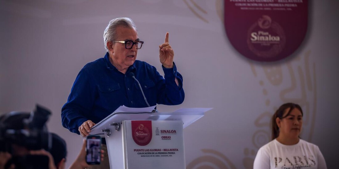 El gobernador de Sinaloa, Rubén Rocha Moya, en una fotografía ilustrativa.