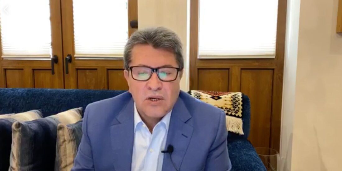 Ricardo Monreal, líder de la bancada de Morena en el Senado.