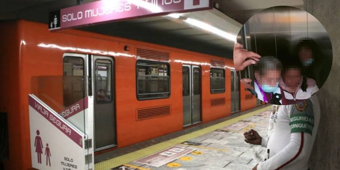 Seis personas quedaron atoradas en la Línea 1 del Metro.