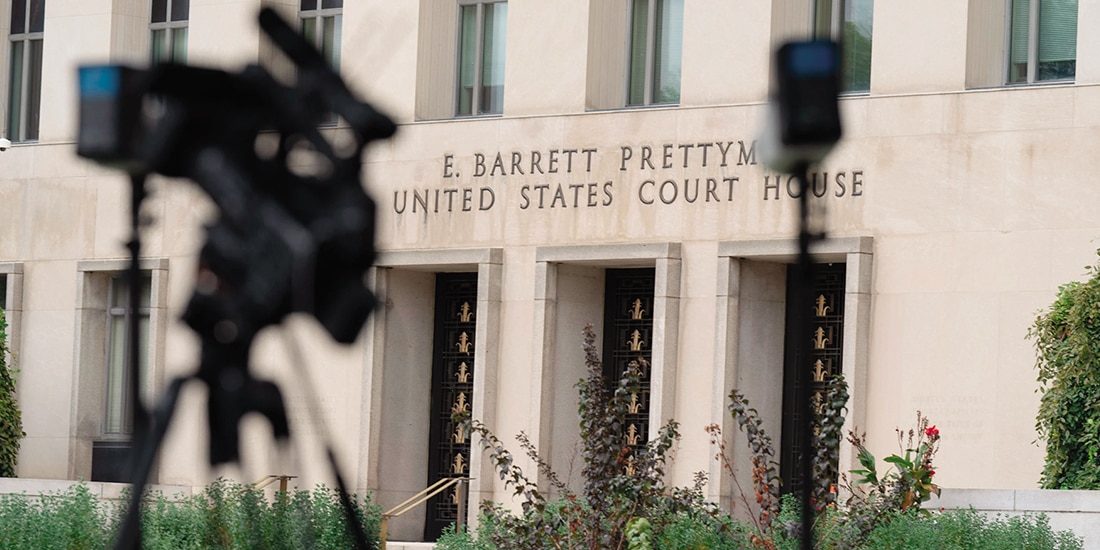 EL PALACIO de Justicia Federal E. Barret Prettyman en Washington, ayer