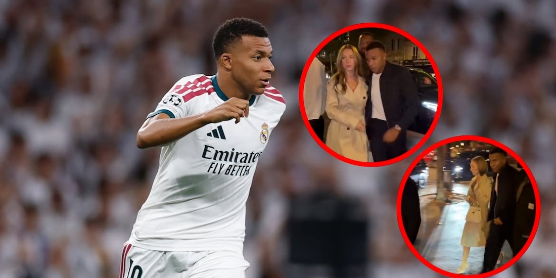 Kylian Mbappé de fiesta con su novia Ester Expósito en Francia, mientras está lesionado